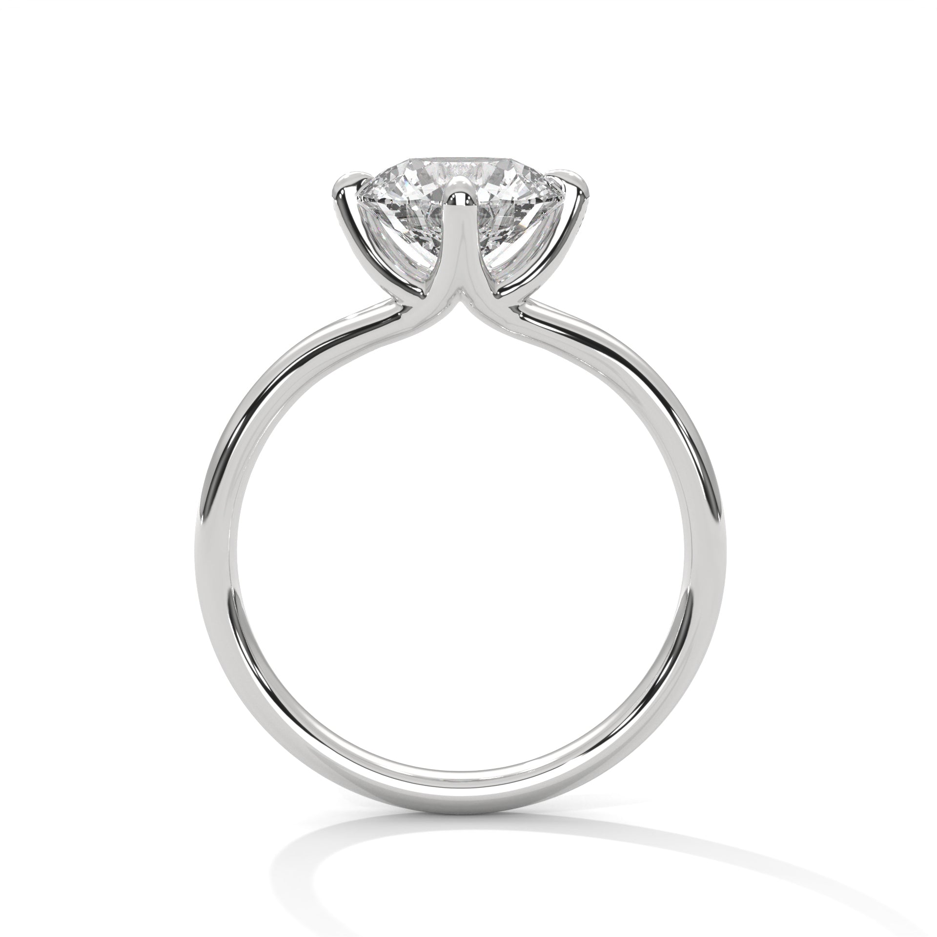 Wren - White Gold - round-front