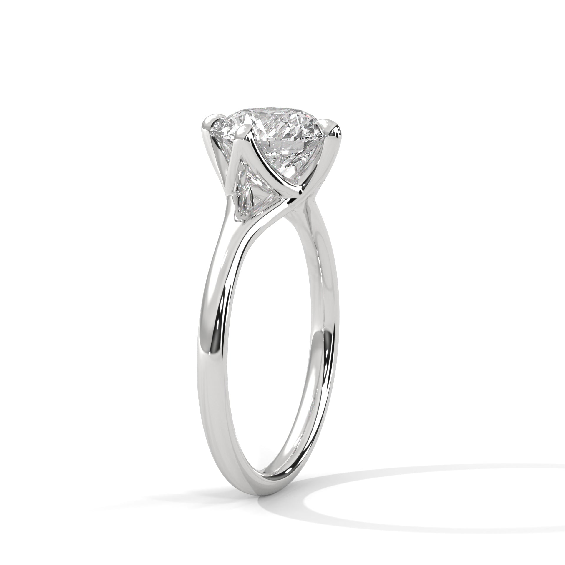Wren - White Gold - round-side