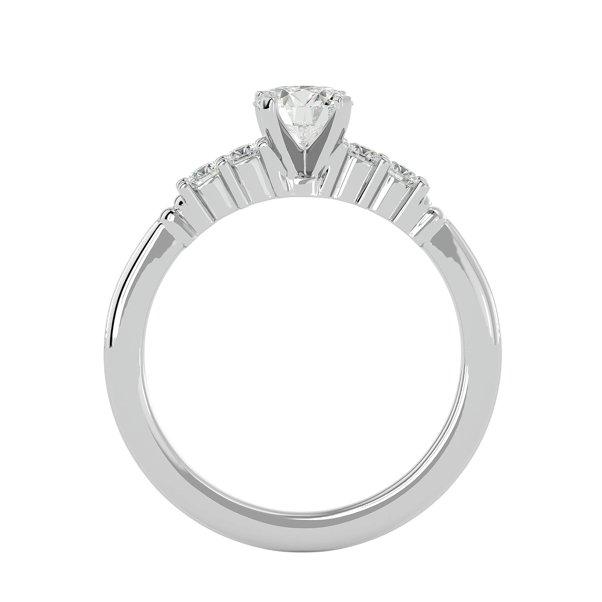 Yasmin - White Gold - yasmin-WG-round-front