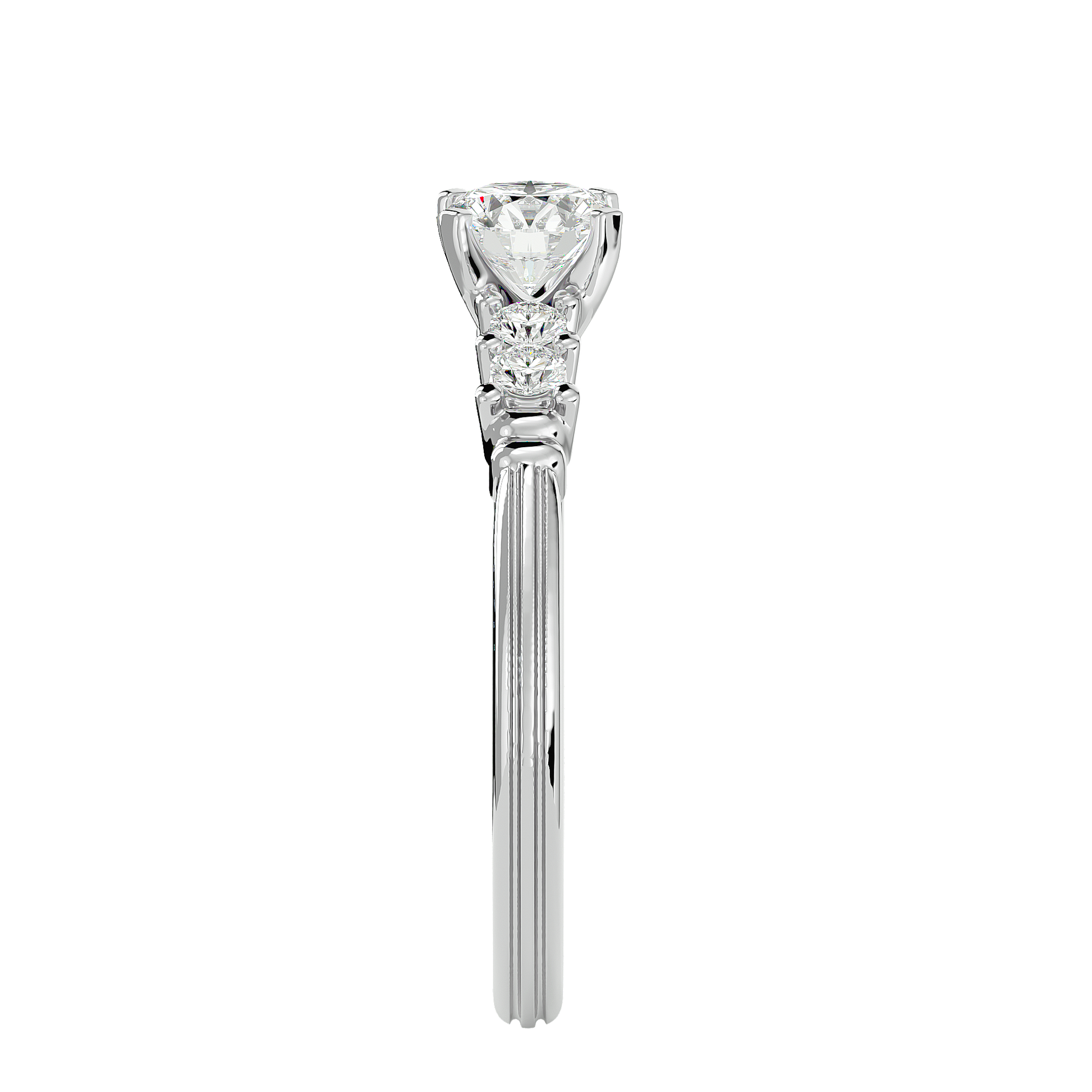 Yasmin - White Gold - yasmin-WG-round-side