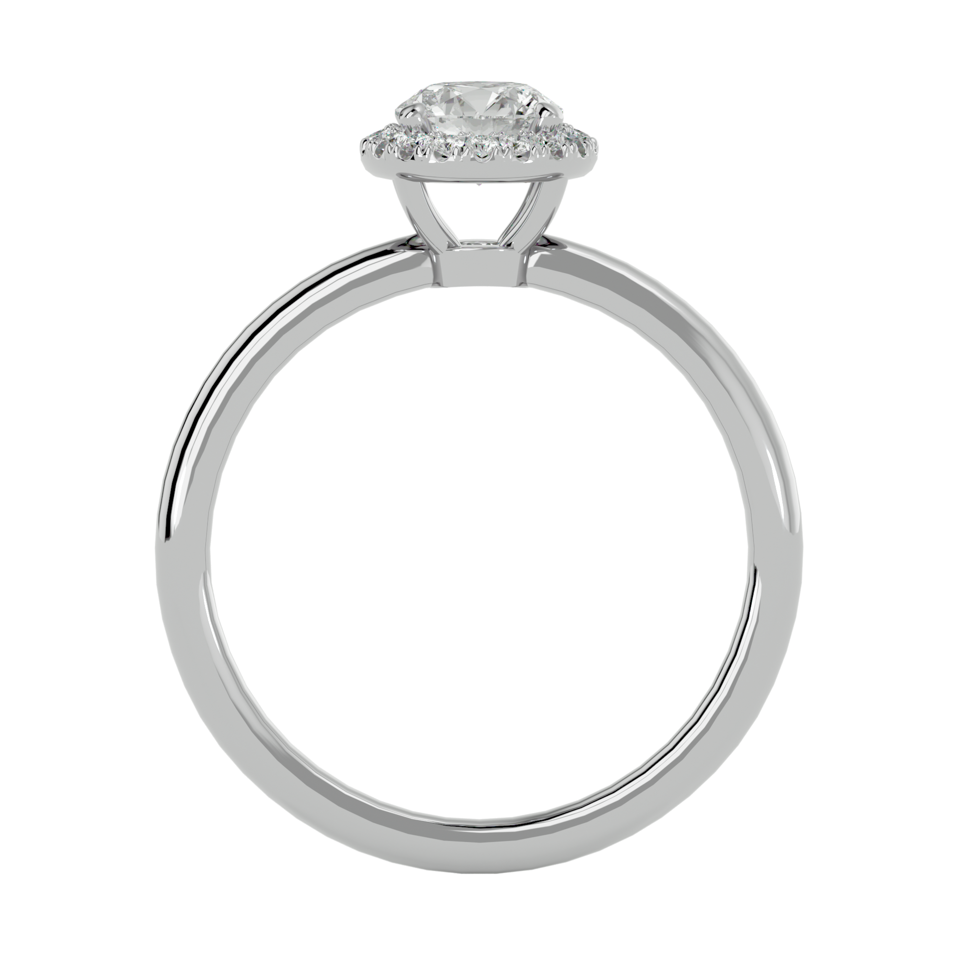 Zoe - White Gold - zoe-WG-round-front