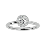 Zoe - Classic Halo Lab Grown Diamond Engagement Ring