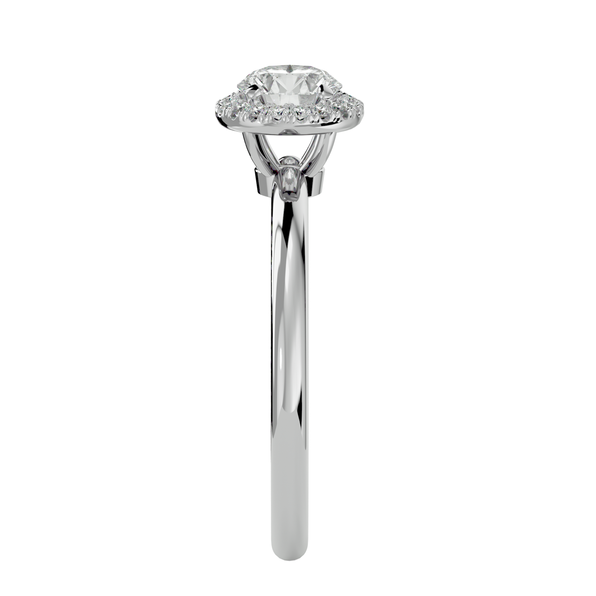Zoe - White Gold - zoe-WG-round-side
