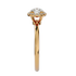 Zoe - Yellow Gold - zoe-YG-round-side